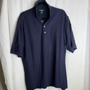 Brooks Brothers Blue Polo Shirt with Classic Collar and Relaxed Fit